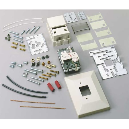 Siemens Pneumatic Thermostat Conversion Kit, Single Temperature, Heating and Cooling, 2 Pipe, Vertical 192-840