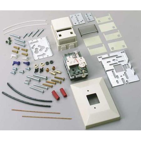 Siemens Pneumatic Thermostat Conversion Kit, Single Temperature, Heating and Cooling, 2 Pipe, Vertical 192-841