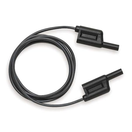 POMONA ELECTRONICS Test Lead, 48 In. L, Black, 1000VAC 6727-0