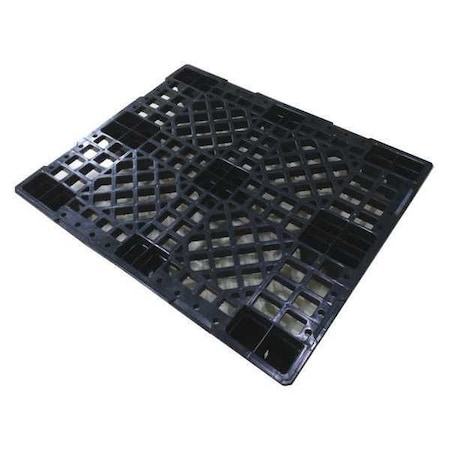 Zoro Select High Density Polyethylene Pallet, 48 in L, 40 in W, 6 in H, 1,200 lb Dynamic 4FB88