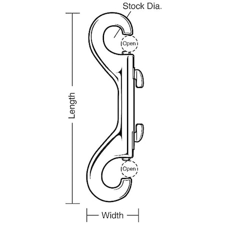 Lucky Line Spring Snap, ZPI, NLR, '4-11/16 4FCJ4