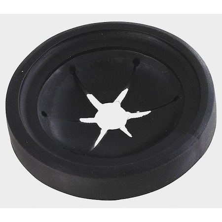 Zoro Select Splash Guard, Disposal, Black, Rubber 4FEW7