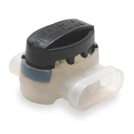 3M Insulation-Displacement Wire Connector, 16 AWG Max, 3 Port, Black, White, Nylon Insulation, 600 V 316-IR BAG