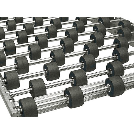 Mallard Flow Rack Conveyor, Skate Wheel Type, 3 ft 8 in L, 15 3/4 in W, 125 lb/ft Max Load Capacity DFP1620420102