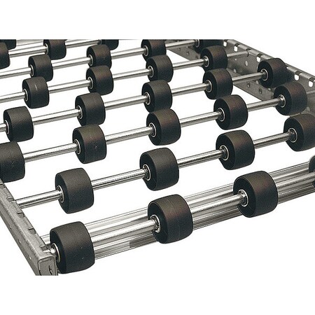 Mallard Flow Rack Conveyor, Skate Wheel Type, 3 ft 2 in L, 15 3/4 in W, 125 lb/ft Max Load Capacity DFP1630360102