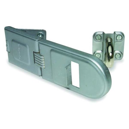 Master Lock Safety Hasp, Steel, Bright Zinc, 1/2 In. W 720DPF