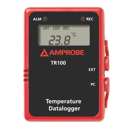 Amprobe Data Logger, Temperature, -40 to 185 F TR100-A