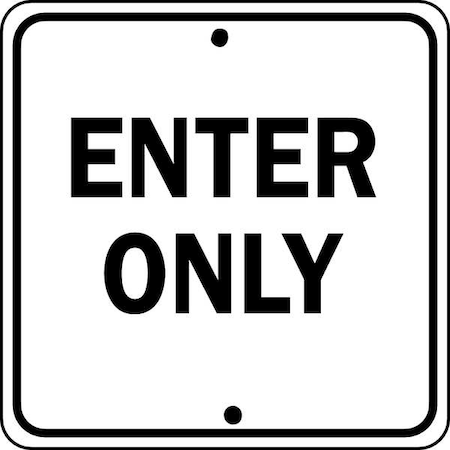 Zing Traffic Sign, 18 in H, 18 in W, Aluminum, Square, English, 2246 2246