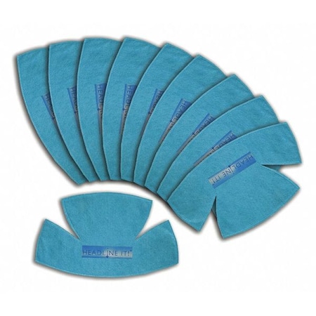 Headline It Disposable Hat and Helmet Liner, Universal, Rayon/Polyester, 10 PK 898917001001
