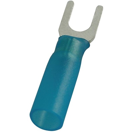 POWER FIRST 16-14 AWG Heat-Shrink Fork Terminal #8 Stud PK25 4FRF6