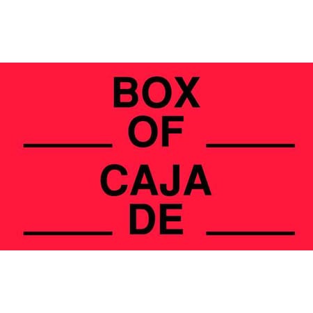Tapecase Instructional Handling Label, Red, PK50 16V042