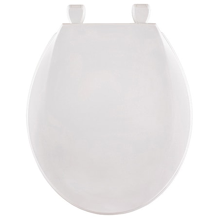 Centoco Toilet Seat With Cover, Toilet Seat, Round, White 1200-001
