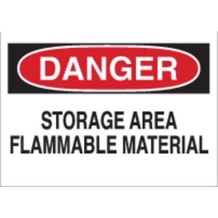 Brady Danger Sign, 10 in H, 14 in W, Fiberglass, Rectangle, English, 69511 69511