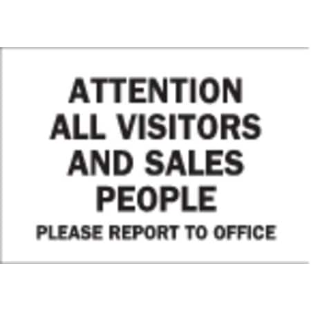 Brady Security Sign, Aluminum, Rectangle, English 43422