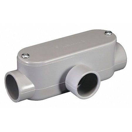 Cantex Conduit Outlet Body, PVC, T 5133566