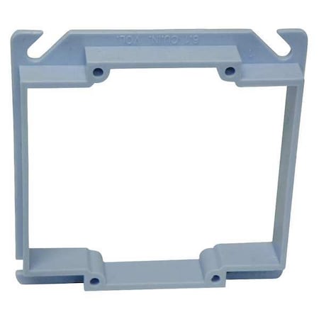 Cantex Plaster Ring, 2 Gangs, PVC, Double Gang Box Type