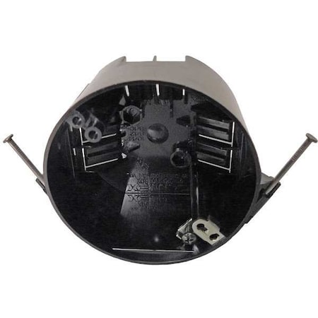 Cantex Electrical Box, 20 cu in, Ceiling Box Type, 2 Gangs, Polycarbonate, Round Shape EZ20CNGR