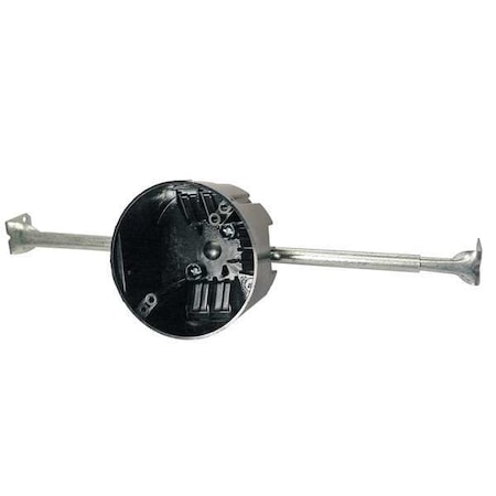 Cantex Electrical Box, 20 cu in, Ceiling Box Type, 2 Gangs, Polycarbonate, Round Shape EZ20CHLR