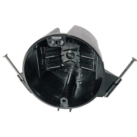Cantex Electrical Box, 18 cu in, Ceiling Box Type, 1 Gang, Polycarbonate, Round Shape EZ18CNR