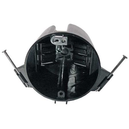 Cantex Electrical Box, 18 cu in, Ceiling Box Type, 1 Gang, Polycarbonate, Round Shape EZ18CNGR