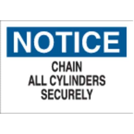 Brady Notice Sign, 10 in H, 14 in W, Fiberglass, Rectangle, English, 70239 70239