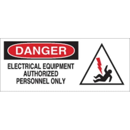Brady Danger Sign, 7X17", R and BK/Wht, Eng, 70306 70306