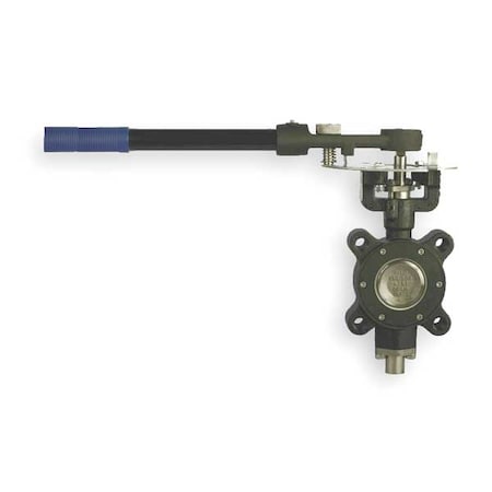 Milwaukee Valve Butterfly Valve, Lug, 3 In, RPTFE Liner HP1LCS4212 3"