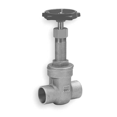Milwaukee Valve Gate Valve, Class 125, 3 In., Solder, Bronze 149 3"
