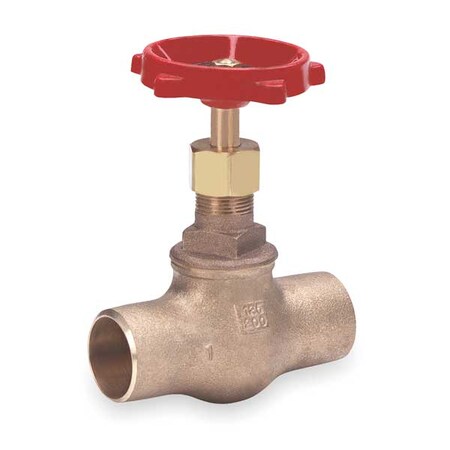 Milwaukee Valve Globe Valve, Class 125, 1-1/2 In., Bronze 1502 1-1/2"