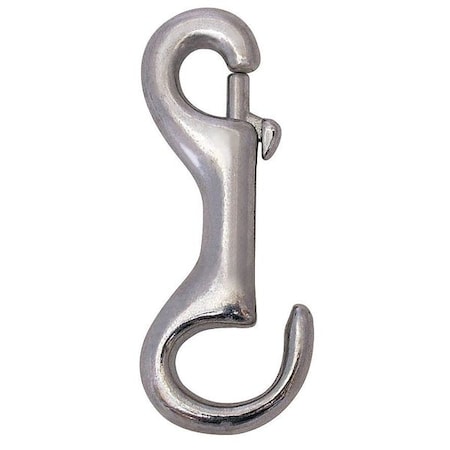 Lucky Line Slide Bolt Spring Snap, L 4 In 4GGJ8