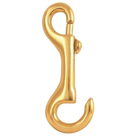 Lucky Line Slide Bolt Spring Snap, L 4 In 4GGK3