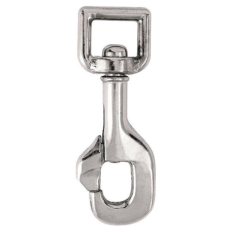 Lucky Line Slide Bolt Spring Snap, L 3 1/4 In 4GGL2