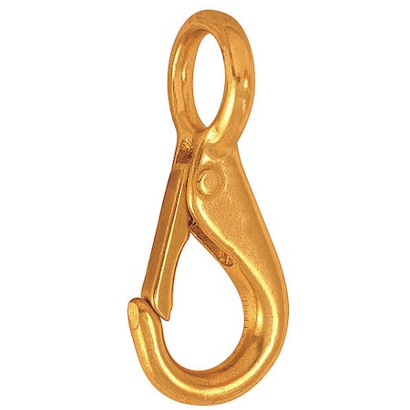 Lucky Line Eyelet Spring Snap, L 2 1/8 In 4GGV7