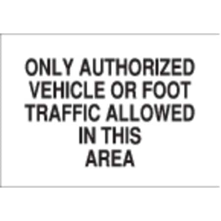 Brady Admittance Sign, 10 in Height, 14 in Width, Fiberglass, Rectangle, English 70747