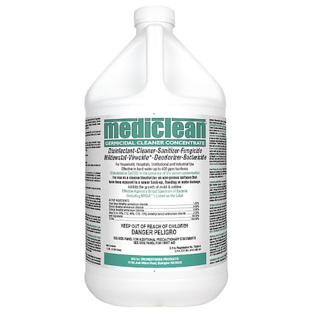 Mediclean Disinfectant and Sanitizer, 1 gal. Jug, Mint 221592905 | Zoro