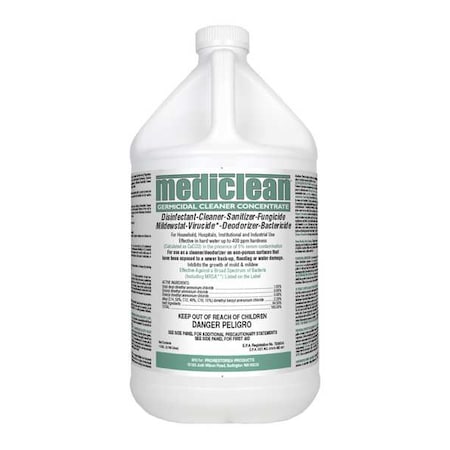 Mediclean Disinfectant and Sanitizer, 1 gal. Jug, Lemon 221592909
