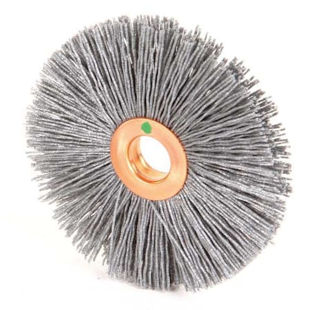 Weiler Wire Wheel Wire Brush, Arbor, 3", 1/2" W 97536