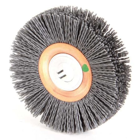 Weiler Wire Wheel Wire Brush, Arbor, 4", 5/8" W 97601