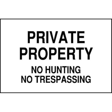 Brady Informational Sign, 10 in Height, 14 in Width, Plastic, Rectangle, English 122485
