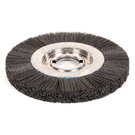 Weiler Wire Wheel Wire Brush, Arbor, 10", 0.055" 97812