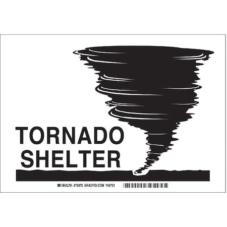 Brady Tornado Shelter, 10 in x 14 in, Rectangle, Fiberglass, 75971 75971