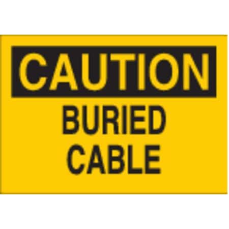 Brady Caution Sign, 10 in H, 14 in W, Fiberglass, Rectangle, English, 76065 76065