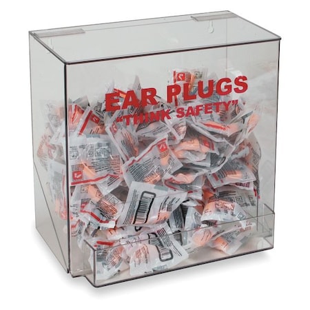 ZORO SELECT Reusable Ear Plugs with Dispenser, Table Top, Wall Mount, Capacity: 200 Pairs 4GMT1