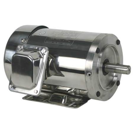 Dayton Washdown Motor, 3 Ph, TEFC, 1 HP, 1750 rpm 4GPR9