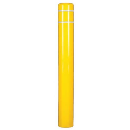 Zoro Select Post Sleeve, 7 In Dia., 60 In H, Yellow CL1386E