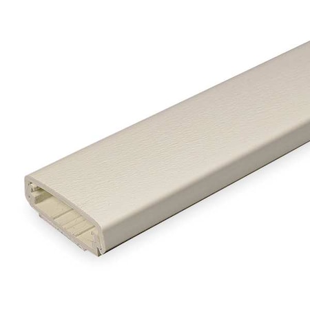 Legrand Cover Plate Raceway, 800 Series, 1 Channel, 1-5/16 in W, 7/16 in H, 5 ft L, Ivory 800BAC