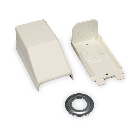 Legrand Entrance End, Ivory, PVC, Ends 2310A