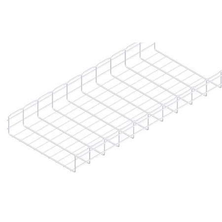 Cablofil Wire Mesh Cable Tray, 129 lb Capacity, Steel, Zinc Plated CF105/450EZ