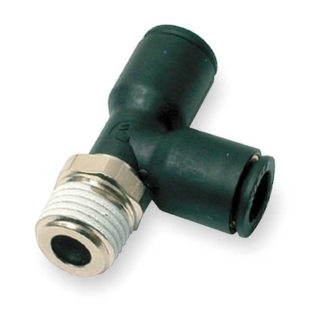 Legris Push-Fit Tee Fitting, 8mm Tube Size, Fiberglass-Reinforced Nylon, Black, 10 PK 3103 08 17