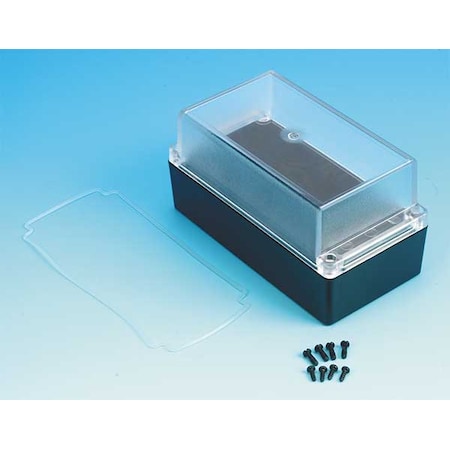 Box Enclosures Electrical Enclosures, 6-1/2 in H, 3.4 in D, 3.4 in W, 4, Polycarbonate BEN-60PCBK